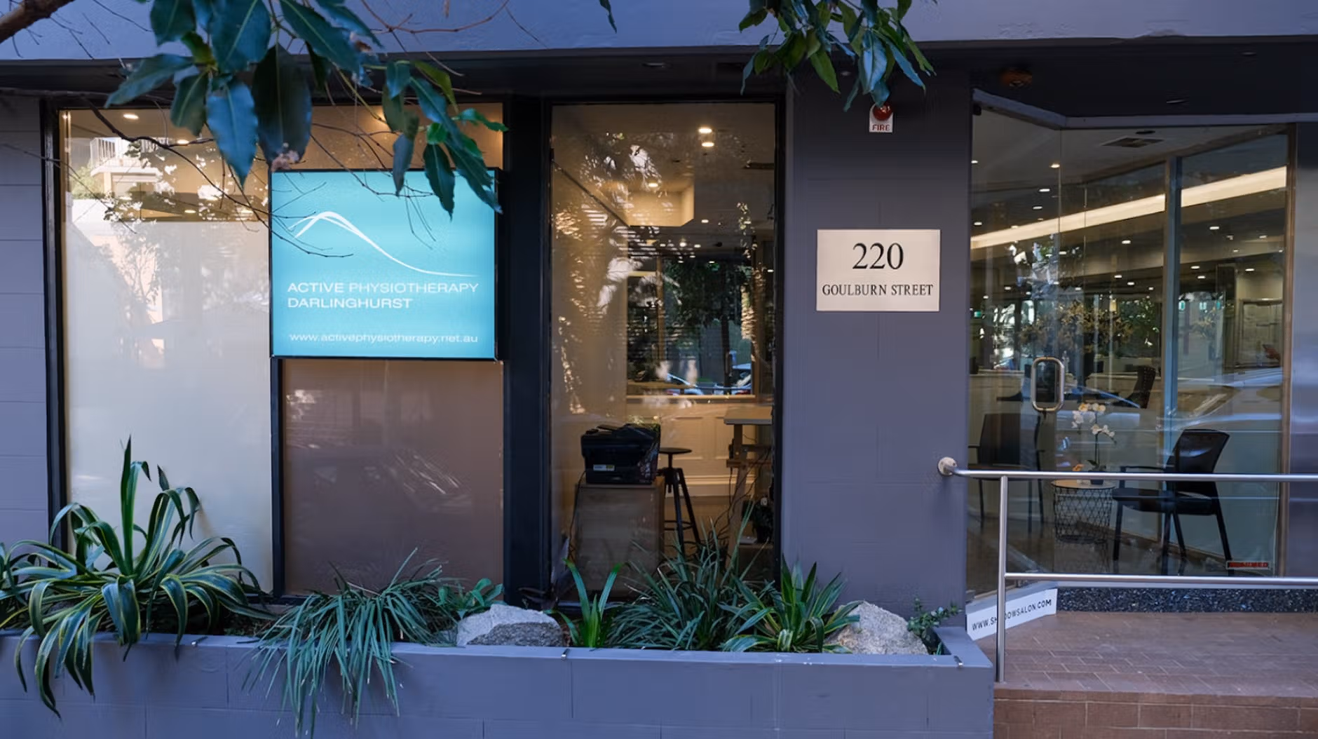 Front view of Darlinghurst Physiotheraphy's office location.