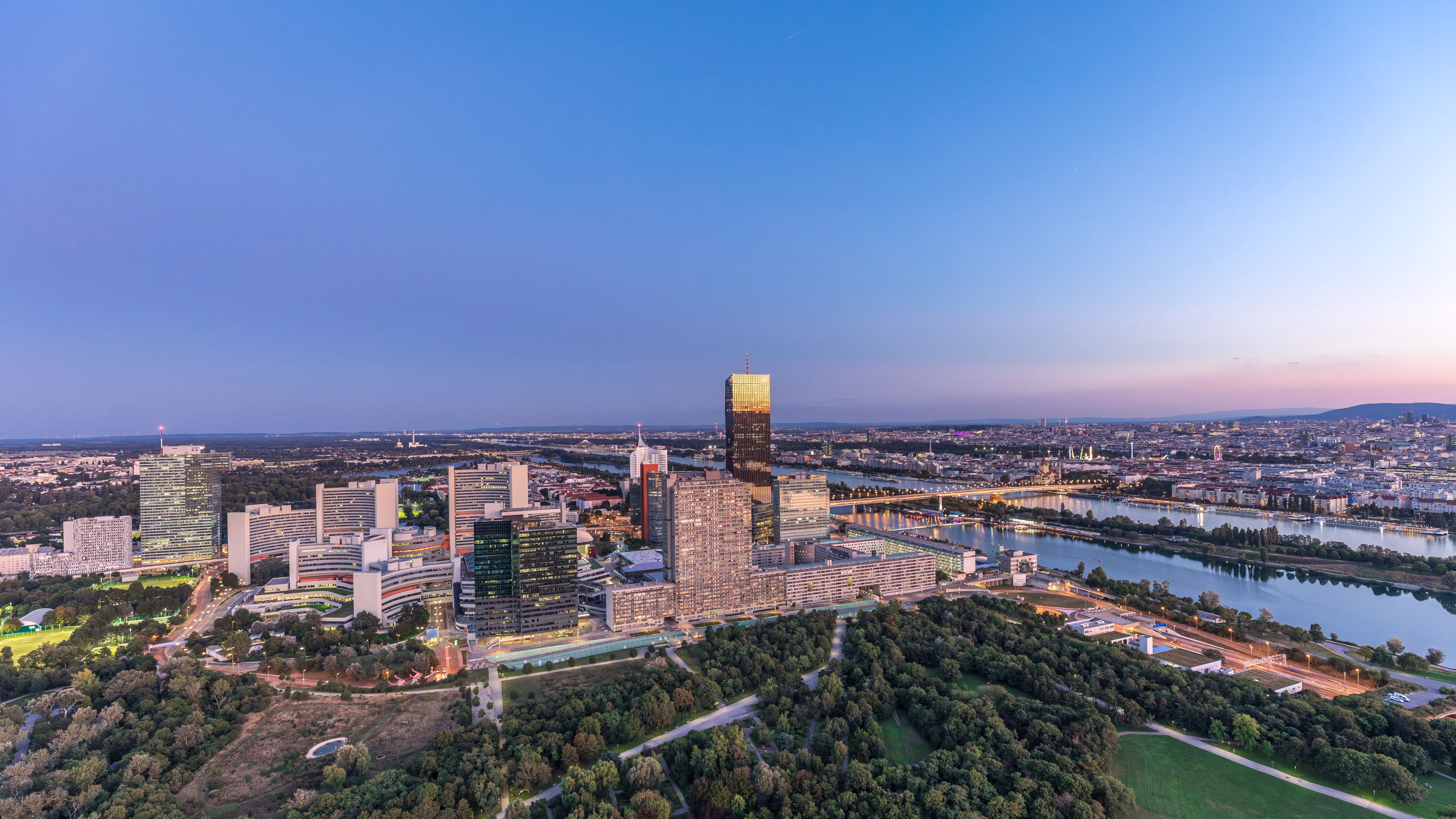 Birds eye view of Vienna