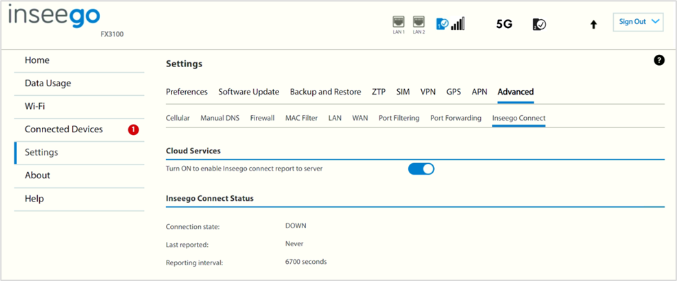 Inseego Wavemaker™ 5G Indoor Router FX3100 User Guide | Inseego